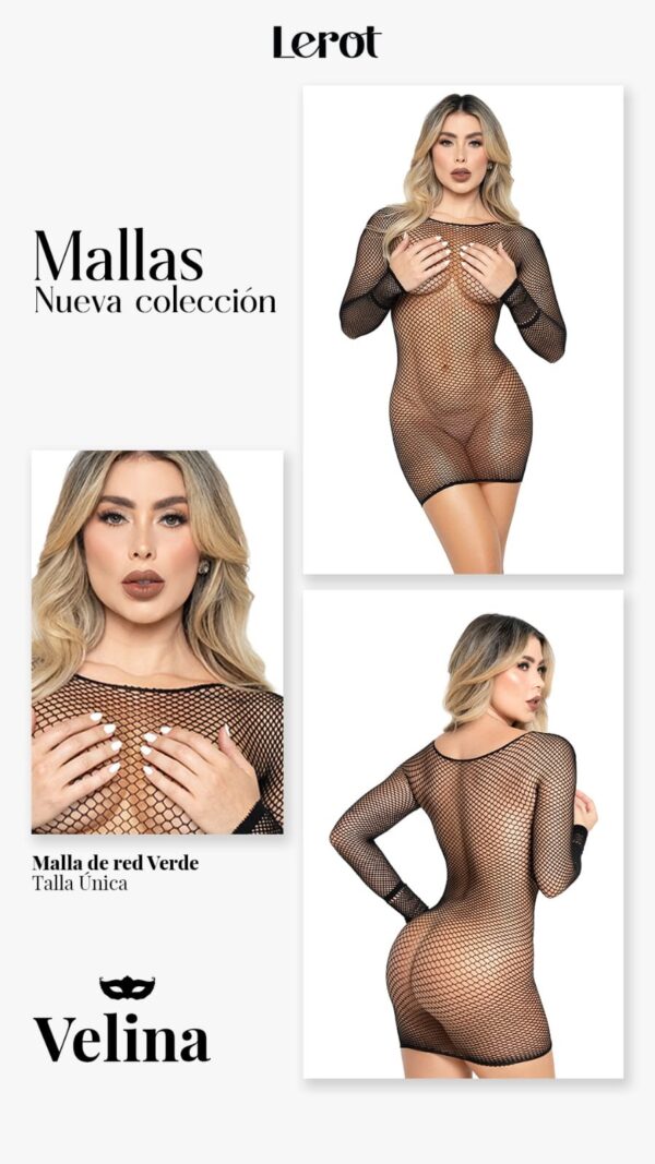 Vestido en Malla Velina