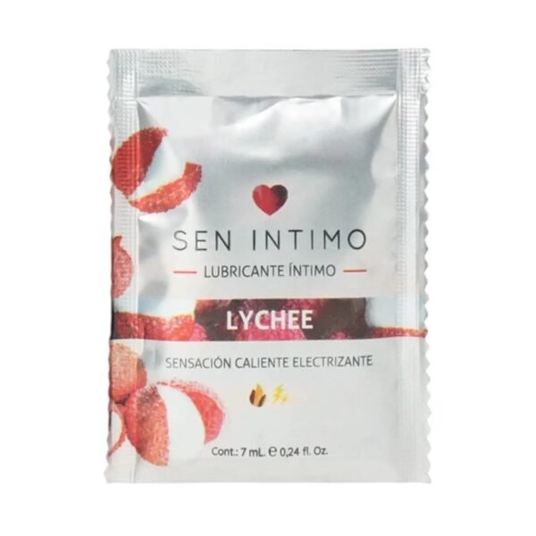 Sachet Lubricante Caliente Electrizante Lychee Sen Íntimo 7ml
