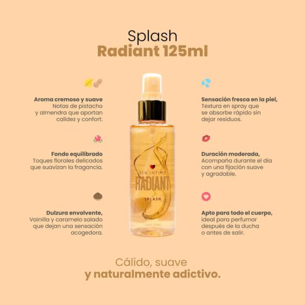 2026/07/1001564633.jpg Splash con feromonas Radiant de Sen Íntimo 125ml