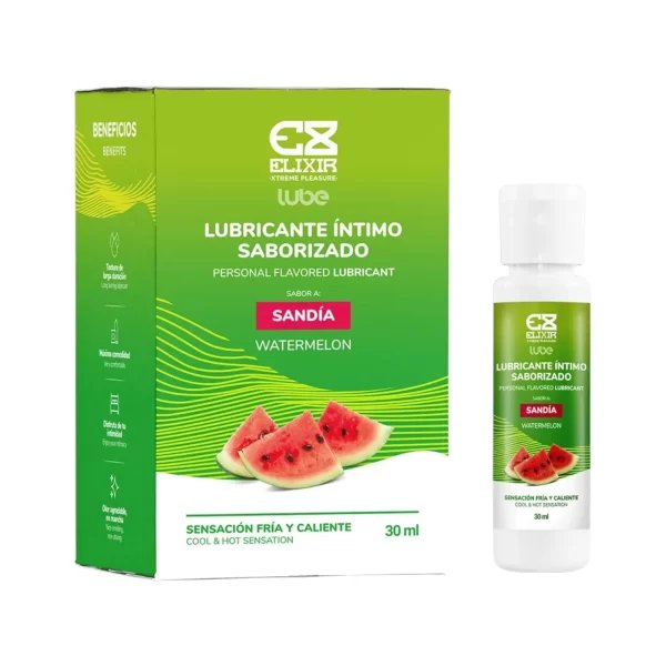 Lubricante Sandía Frío y Caliente Elixir 30ml