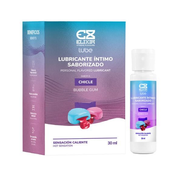 Lubricante Chicle Caliente Elixir 30ml