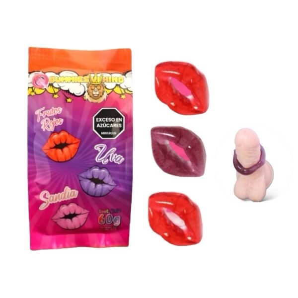 Anillos de Goma en forma de labios Viking Gummies