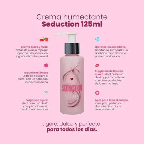 Crema Humectante con Feromonas Seduction de Sen Íntimo 125ml