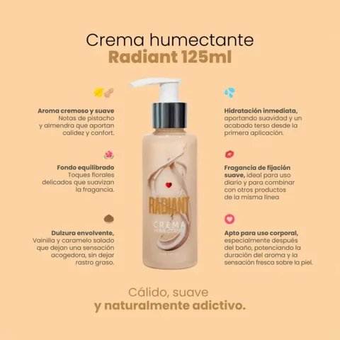 Crema Humectante con Feromonas Radiant de Sen Íntimo 125ml