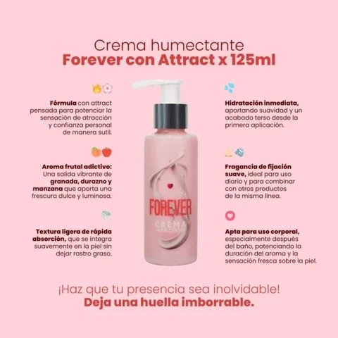 2026/09/1001800618.jpg Crema Humectante con Feromonas Forever de Sen Íntimo 125ml