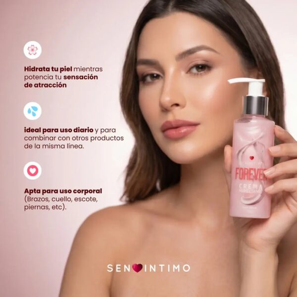 2026/09/1001800619.jpg Crema Humectante con Feromonas Forever de Sen Íntimo 125ml