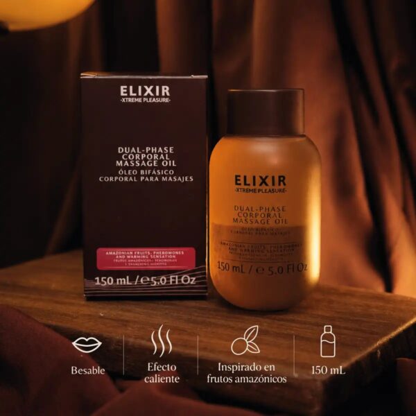Oléo bifásico Para Masajes Elixir 150ml