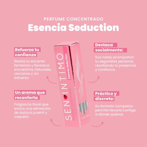 Perfume con Feromonas Esencia Seduction 10ml