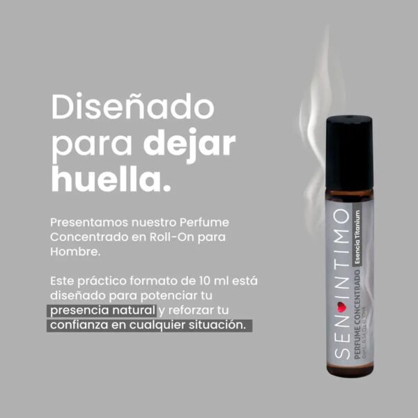 Perfume con Feromonas Esencia Titanium para Hombre 10ml