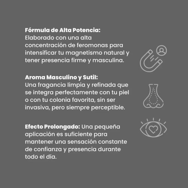 Perfume con Feromonas Esencia Titanium para Hombre 10ml
