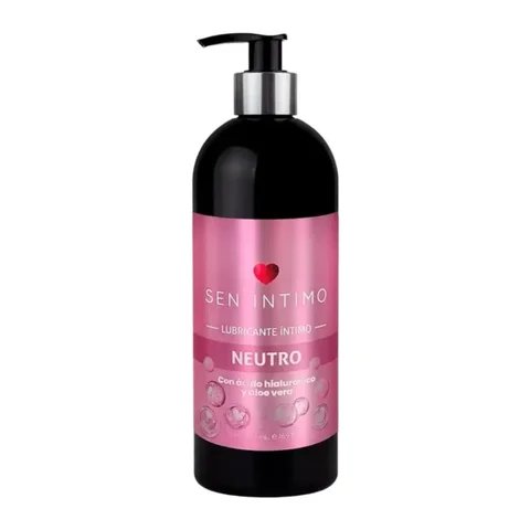 2026/09/1001815281.jpg Lubricante Neutro con Ácido Hialurónico y Aloe Vera de Sen Íntimo 500ml