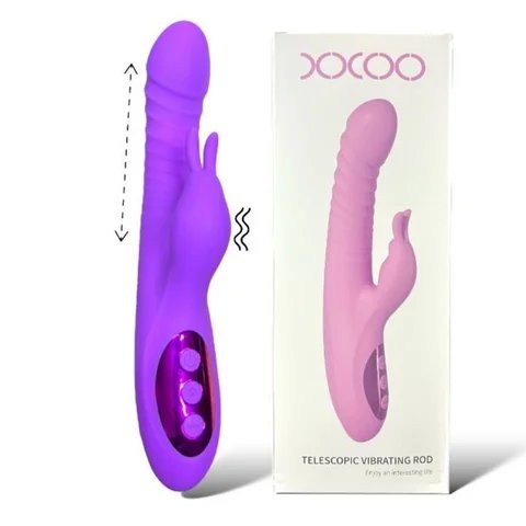 Vibrador Telescopic Rabbit XOXO