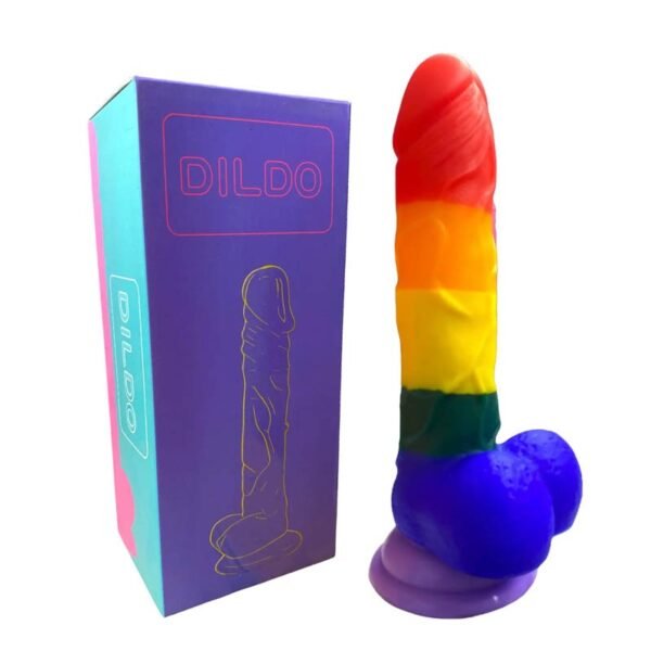 Dildo Realista Arcoíris 20cm