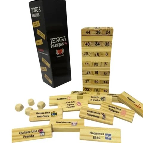 Juego de Mesa Erótico Jenga Parejas