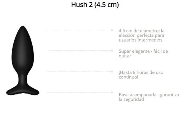 Plug Lovense Hush 2 Talla M