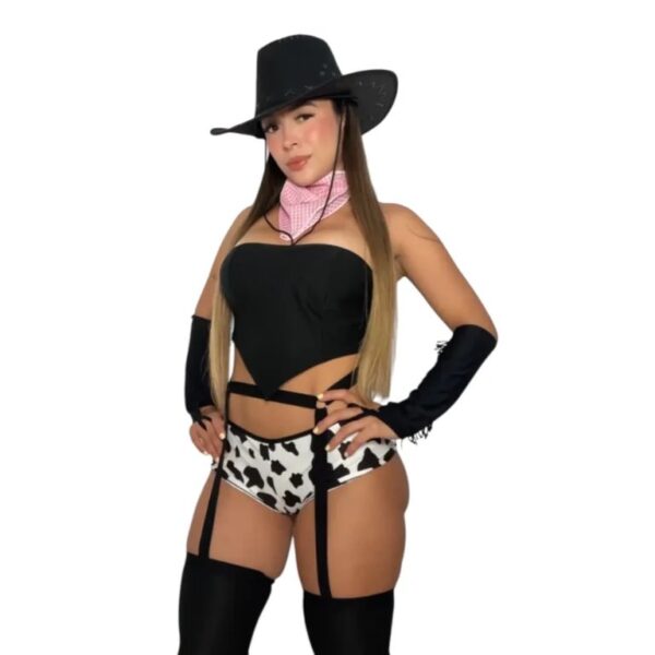Disfraz Vaquerita Black